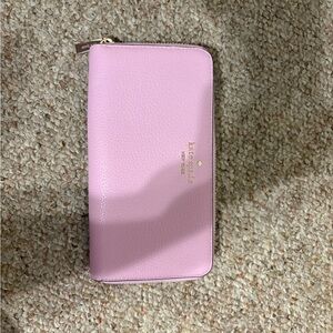 Kate Spade Pink Zip-Around Wallet